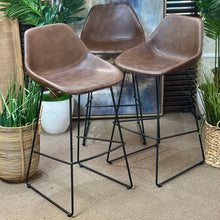Load image into Gallery viewer, Set/3 Havertys Barstools
