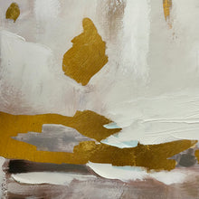 Load image into Gallery viewer, Gold/Grey Abstract Art
