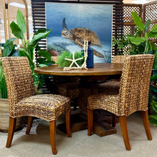 Load image into Gallery viewer, 5PC Wooden &amp; Woven Dining Set
