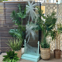 Load image into Gallery viewer, Glass Palm On Stand Art
