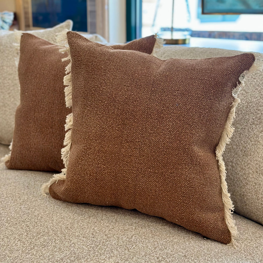 Clay Pillow w/ Fringe