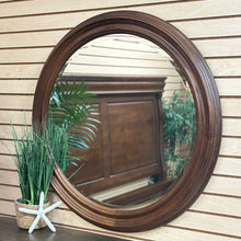 Load image into Gallery viewer, Round Wooden Mirror
