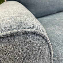 Load image into Gallery viewer, Medium Blue Sleeper Sofa
