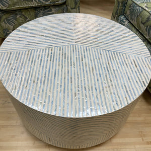 Round Capiz Coffee Table