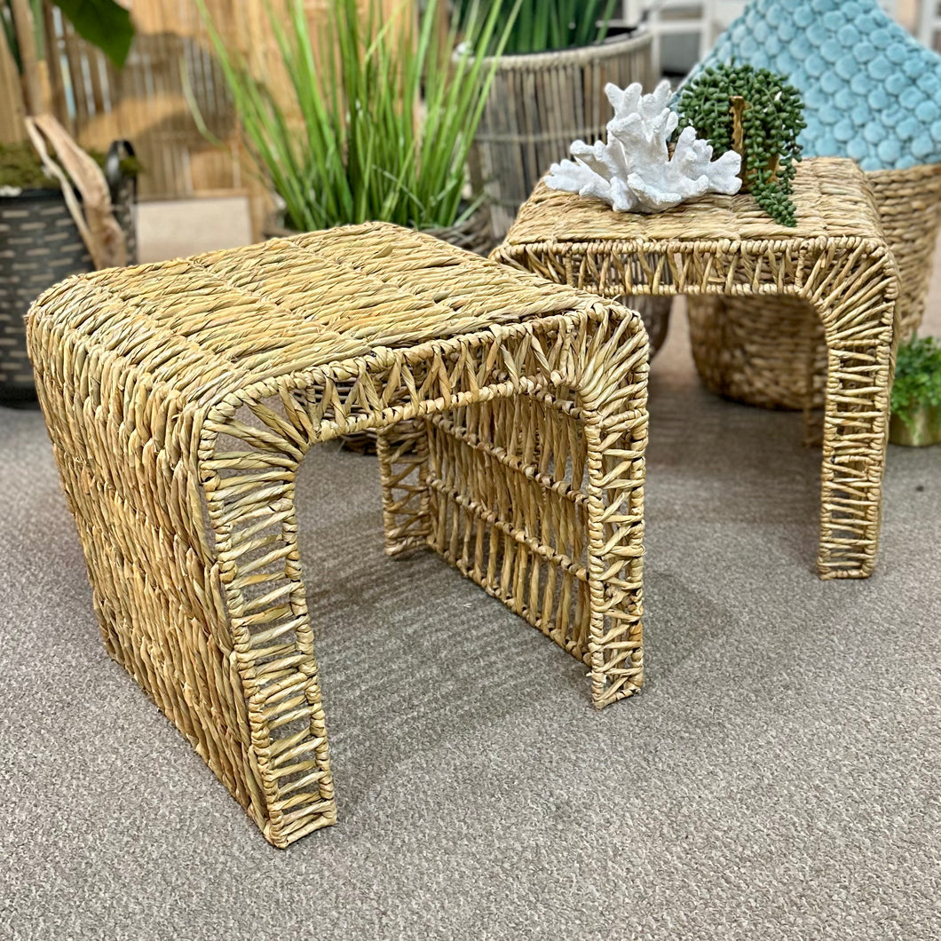 Woven End Table