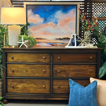 Load image into Gallery viewer, Wooden 6DRW Dresser w/ Mirror

