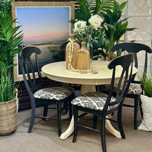 Load image into Gallery viewer, Antique White Pedestal Dining Table
