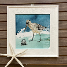 Load image into Gallery viewer, Sandpiper Framed in White

