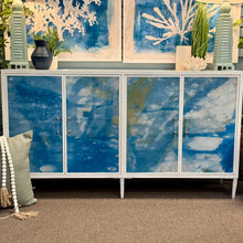Load image into Gallery viewer, Abstract Blues Sideboard
