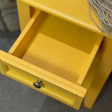 Load image into Gallery viewer, Yellow Power Side Table

