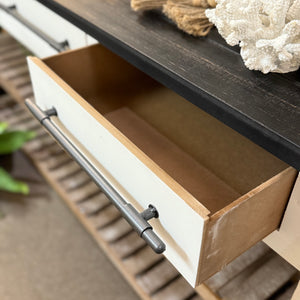 Tri-Tone Console w/ Drawers