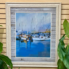 Load image into Gallery viewer, Docked Boats II Framed Art
