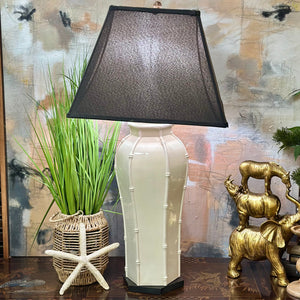Bamboo Look Vintage Lamp