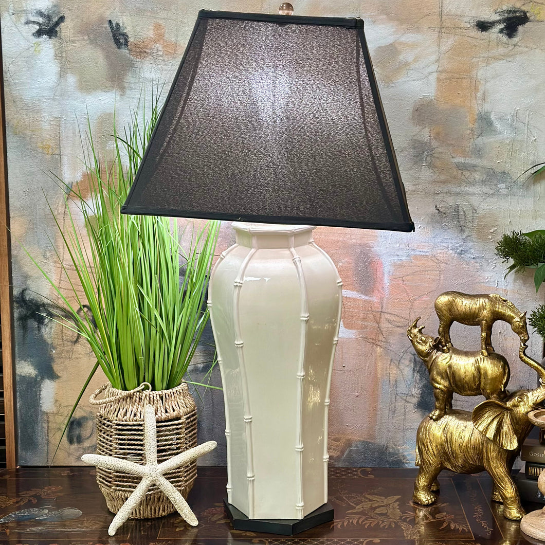 Bamboo Look Vintage Lamp