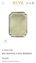 Load image into Gallery viewer, Carvers Guild 'Double Cove' Mirror Retails $5,640
