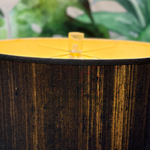 Load image into Gallery viewer, Silver &amp; Black Floral Lamp
