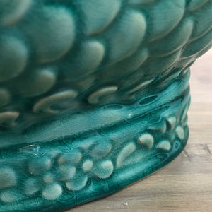Teal Fish Planter/Vase
