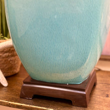 Load image into Gallery viewer, Turquoise Ceramic Lamp
