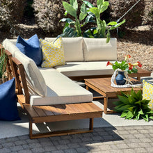 Load image into Gallery viewer, 4PC Outdoor Sectional Set
