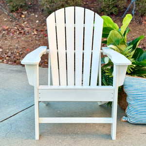 White Adirondack Chair