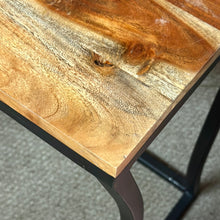 Load image into Gallery viewer, Wood/Metal Side Table
