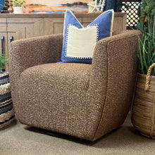 Load image into Gallery viewer, Rust Textured Swivel Chair
