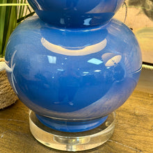 Load image into Gallery viewer, Blue Gourd Lamp
