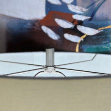 Load image into Gallery viewer, Purple &amp; Gold Table Lamp
