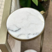 Load image into Gallery viewer, Marble Drink Table
