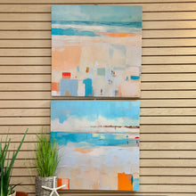 Load image into Gallery viewer, Blue/Orange Beach Abstract II
