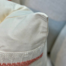 Load image into Gallery viewer, Pink Macrame Down Pillow
