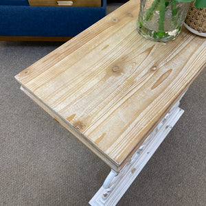 SM Distressed Scroll Console