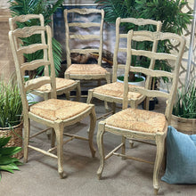 Load image into Gallery viewer, Taupe/Green Crackle Dining Chair
