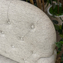 Load image into Gallery viewer, Wheat Tufted Chair &amp; Ottoman
