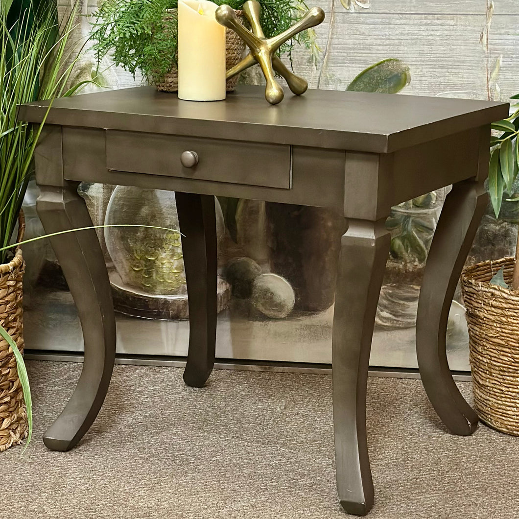 1DRW Smokey Grey Side Table