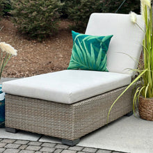 Load image into Gallery viewer, Resin Wicker Outdoor Chaise Lounge
