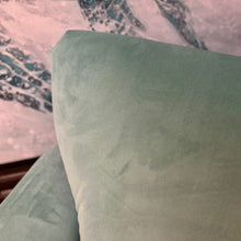 Load image into Gallery viewer, Soft Aqua Chair &amp; Ottoman

