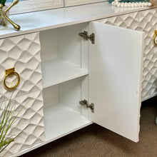 Load image into Gallery viewer, White Geometric Cabinet
