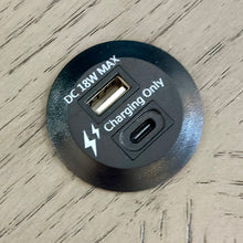Load image into Gallery viewer, Greige USB End Table
