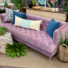 Load image into Gallery viewer, Johnathan Adler Lilac Sofa
