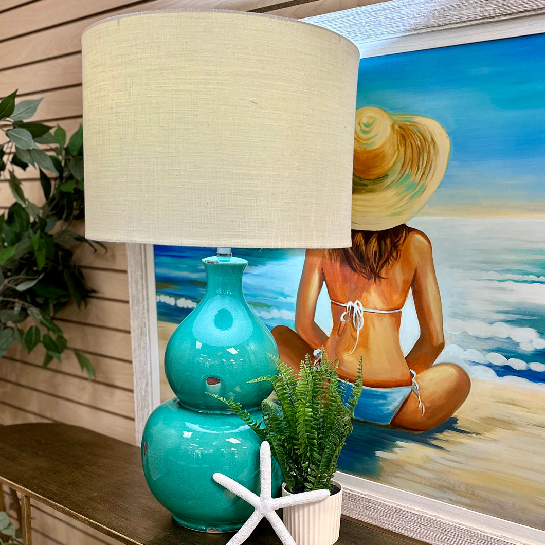 Turquoise Table Lamp