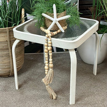 Load image into Gallery viewer, Beige/Glass Outdoor Side Table
