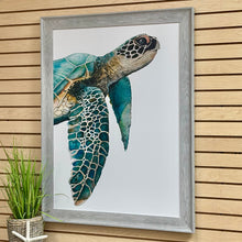 Load image into Gallery viewer, Turquoise Sea Turtle Giclee
