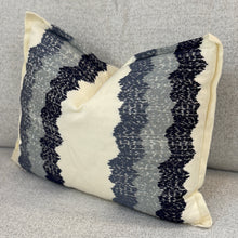 Load image into Gallery viewer, SM Blue/Grey Down Pillow
