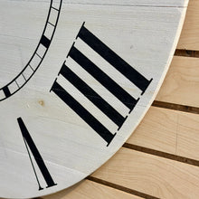 Load image into Gallery viewer, White Wooden Clock
