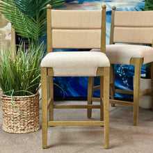 Load image into Gallery viewer, Seagrass/Wood Counter Height Stool
