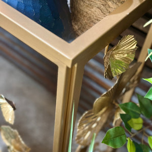 Golden Floral Console