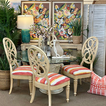 Load image into Gallery viewer, Designer Striped Dining Chair
