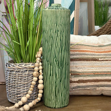 Load image into Gallery viewer, LG Green Textured Vase
