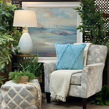 Load image into Gallery viewer, Grey Abstract Wedge Arm Chair
